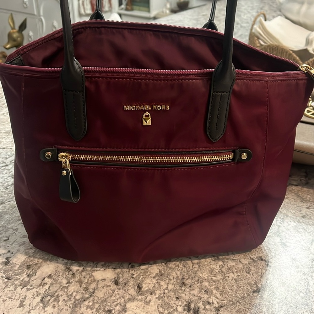 Michael Kors canvas tote